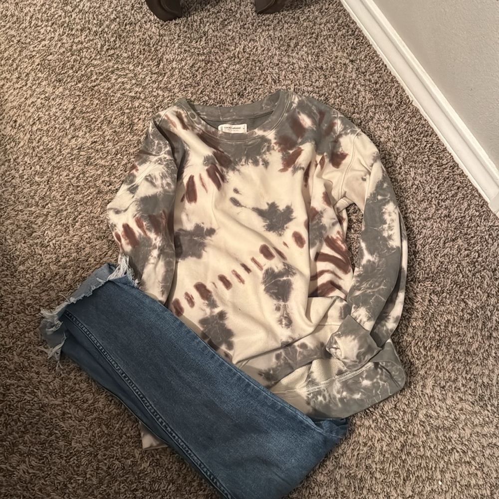 Tie-dye sweater